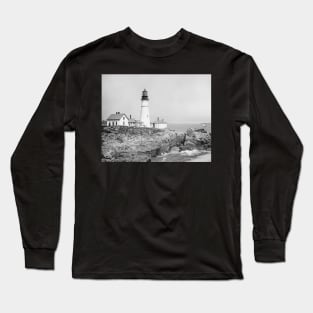 Portland Head Light, 1902. Vintage Photo Long Sleeve T-Shirt